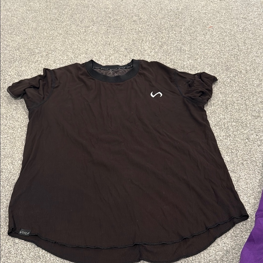 Black Relaxed Short Sleeve T-Shirt